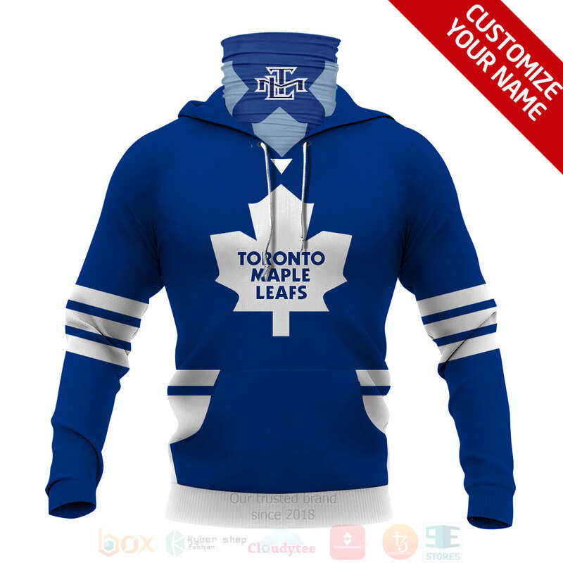 NHL_Toronto_Maple_Leafs_Personalized_Blue_3D_Hoodie_Mask_1