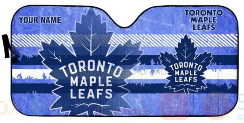 NHL_Toronto_Maple_Leafs_Team_Custom_Name_Car_Sun_Shade_1