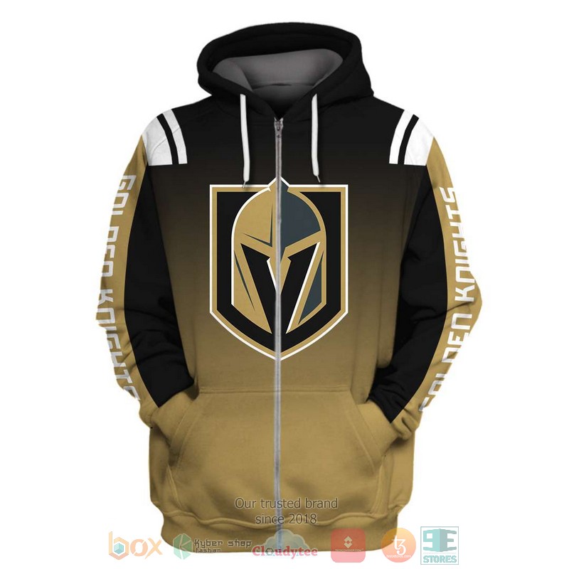 NHL_Vegas_Golden_Knights_black_gold_3D_shirt_hoodie
