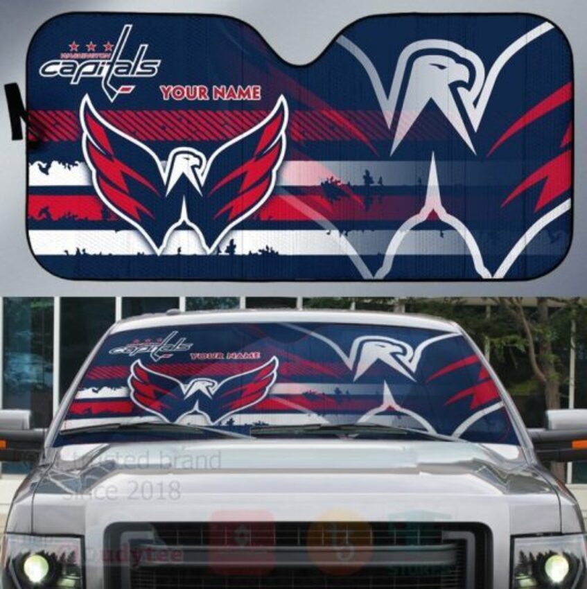 NHL_Washington_Capitals_Personalized_Car_Sun_Shade