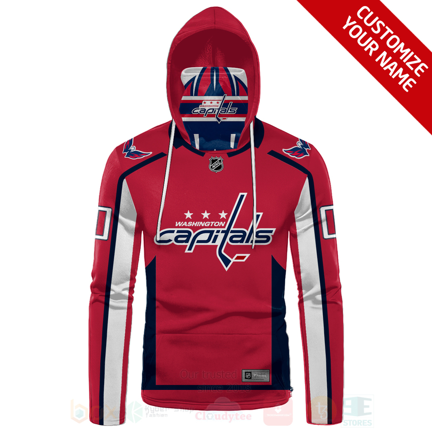 NHL_Washington_Capitals_Personalized_Red_3D_Hoodie_Mask_1