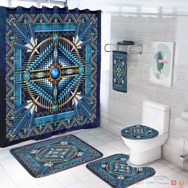 Naumaddic_Arts_Blue_Native_American_Bathroom_Set
