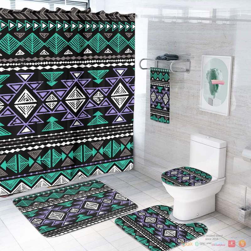 Neon_Color_Tribal_Native_American_Bathroom_Set