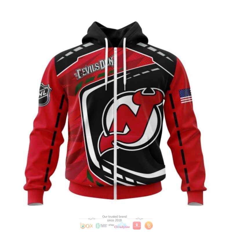 New_Jersey_Devils_NHL_black_red_3D_shirt_hoodie_1