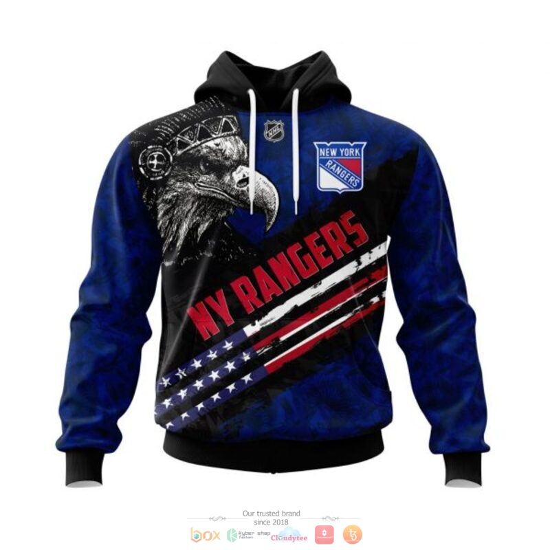 New_York_Rangers_NHL_Eagle_American_flag_3D_shirt_hoodie