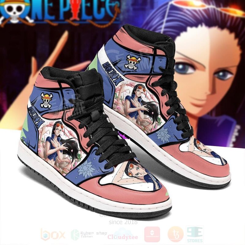Nico_Robin_Custom_Anime_One_Piece_Air_Jordan_High_Top_Shoes_1