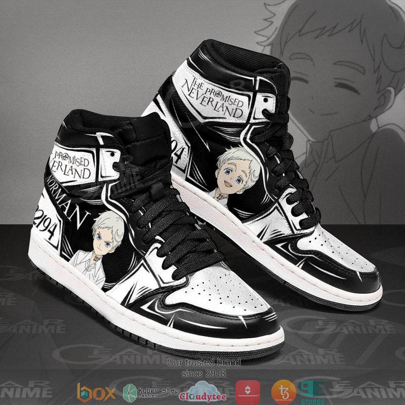 Norman_The_Promised_Neverland_Anime_Air_Jordan_High_top_shoes_1