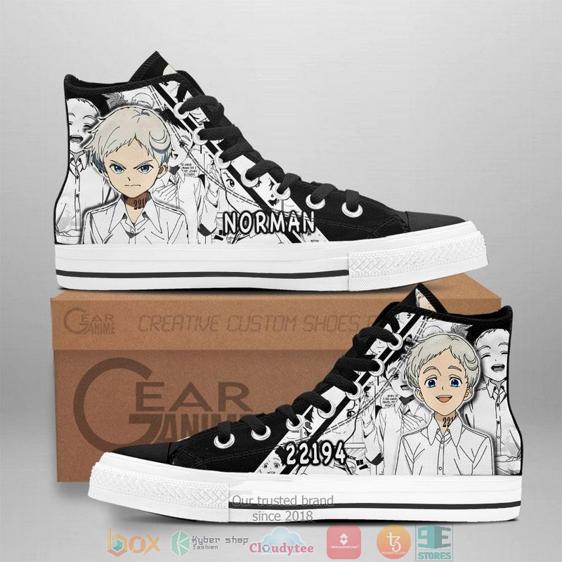 Norman_The_Promised_Neverland_High_Top_Canvas_Shoes