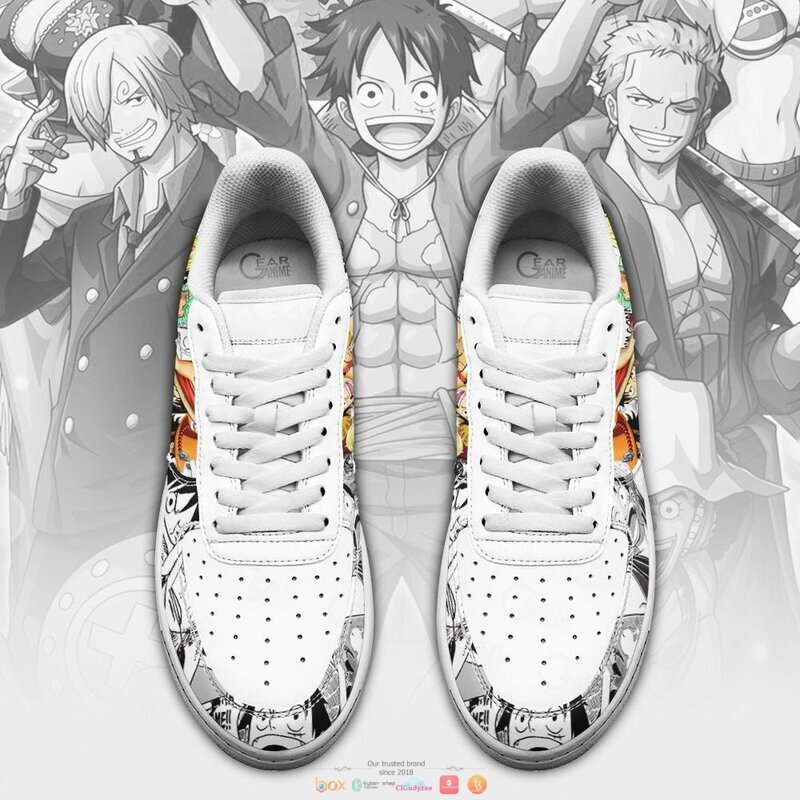 One_Piece_Mixed_Manga_Style_Anime_Nike_Air_Force_Shoes_1