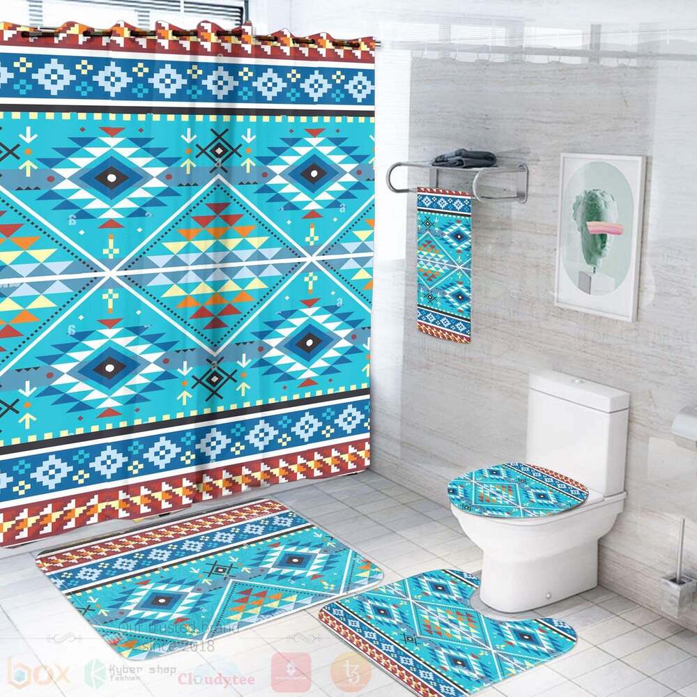 Pattern_Native_Blue_Ver3_American_Bathroom_Set