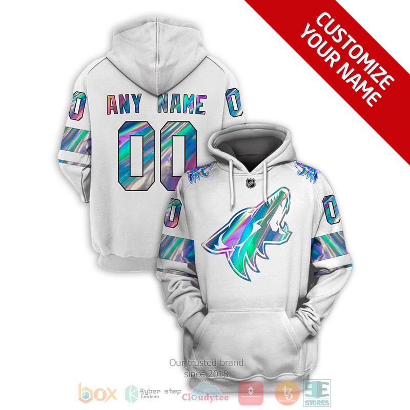 Personalized_Arizona_Coyotes_NHL_custom_white_3D_shirt_hoodie