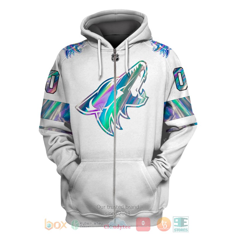 Personalized_Arizona_Coyotes_NHL_custom_white_3D_shirt_hoodie_1