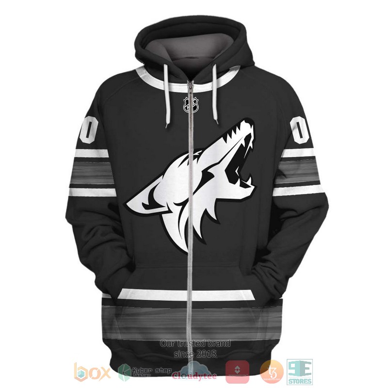 Personalized_Arizona_Coyotes_NHL_grey_custom_3D_shirt_hoodie_1