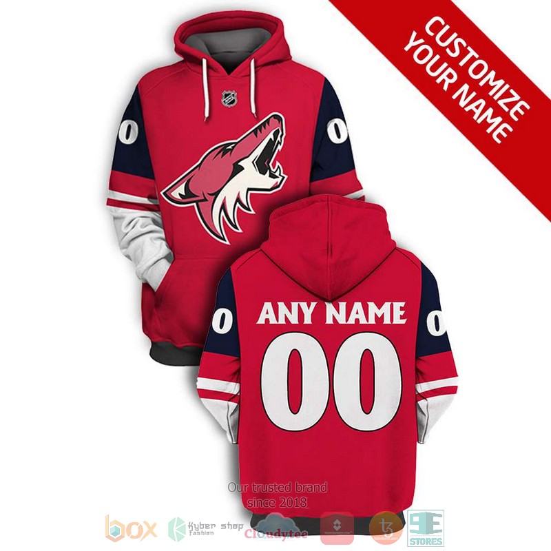 Personalized_Arizona_Coyotes_NHL_red_blue_custom_3D_shirt_hoodie