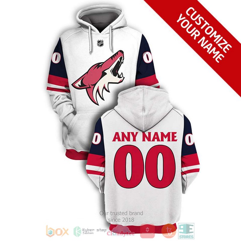 Personalized_Arizona_Coyotes_NHL_white_blue_custom_3D_shirt_hoodie