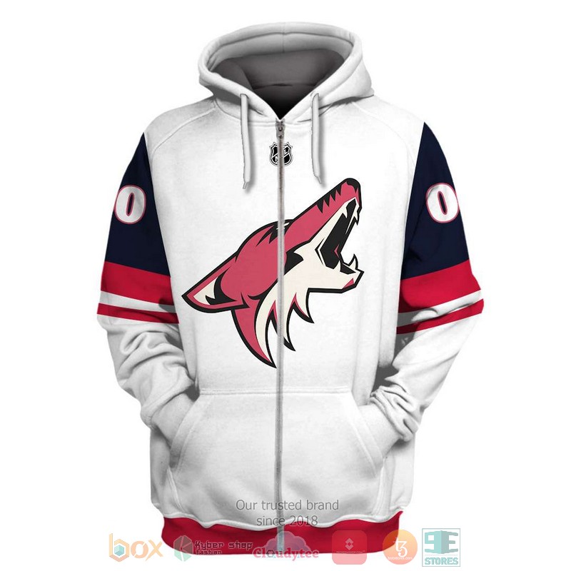 Personalized_Arizona_Coyotes_NHL_white_blue_custom_3D_shirt_hoodie_1