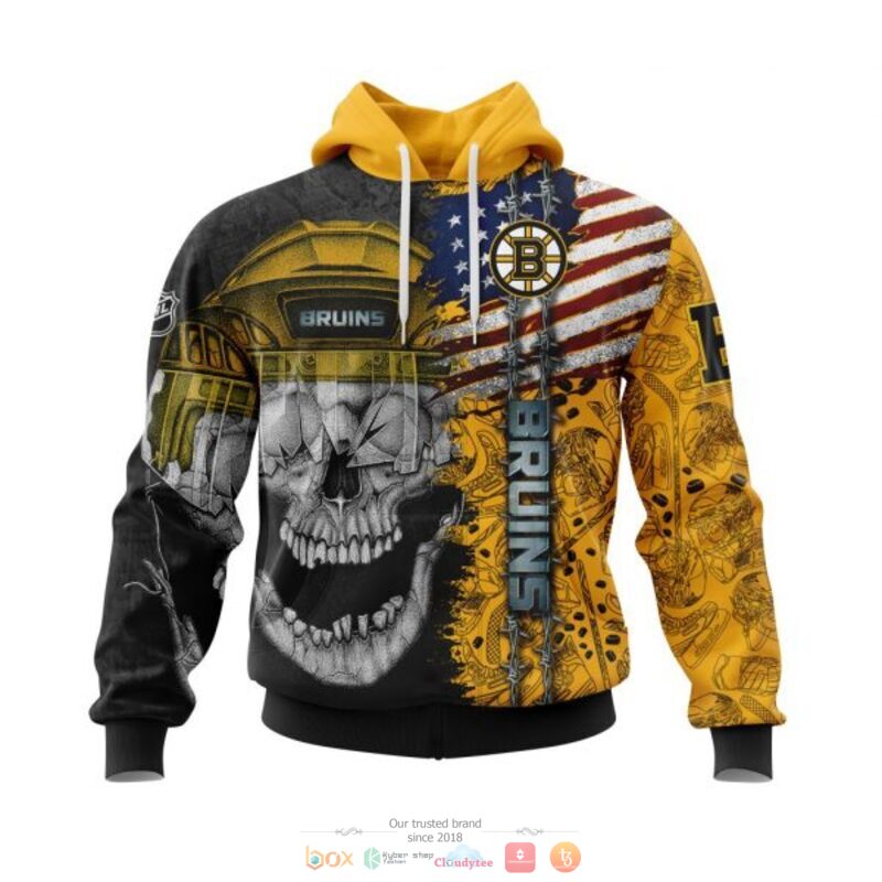Personalized_Boston_Bruins_Skull_Concept_3d_shirt_hoodie