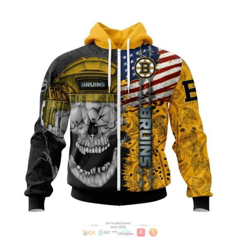 Personalized_Boston_Bruins_Skull_Concept_3d_shirt_hoodie_1