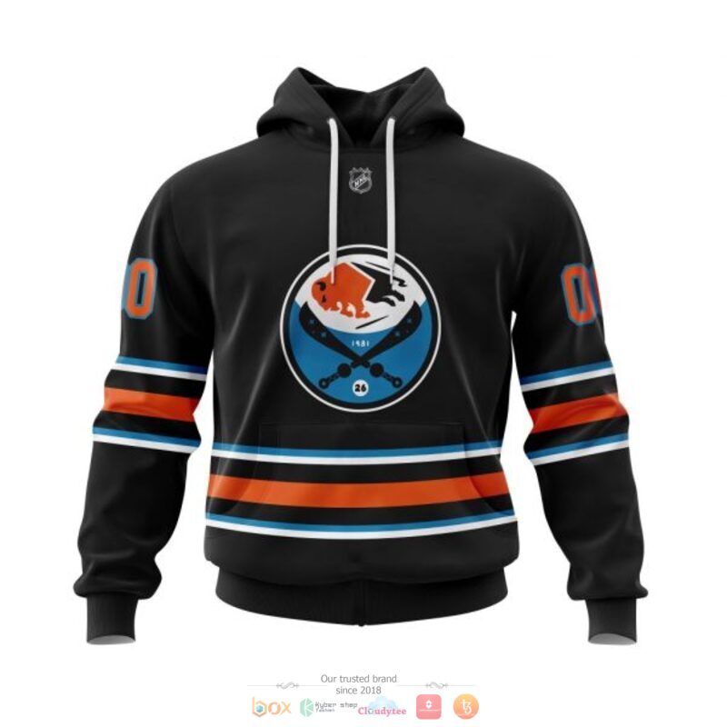 Personalized_Buffalo_Sabres_NHL_Val_James_Night_black_orange_custom_3D_shirt_hoodie