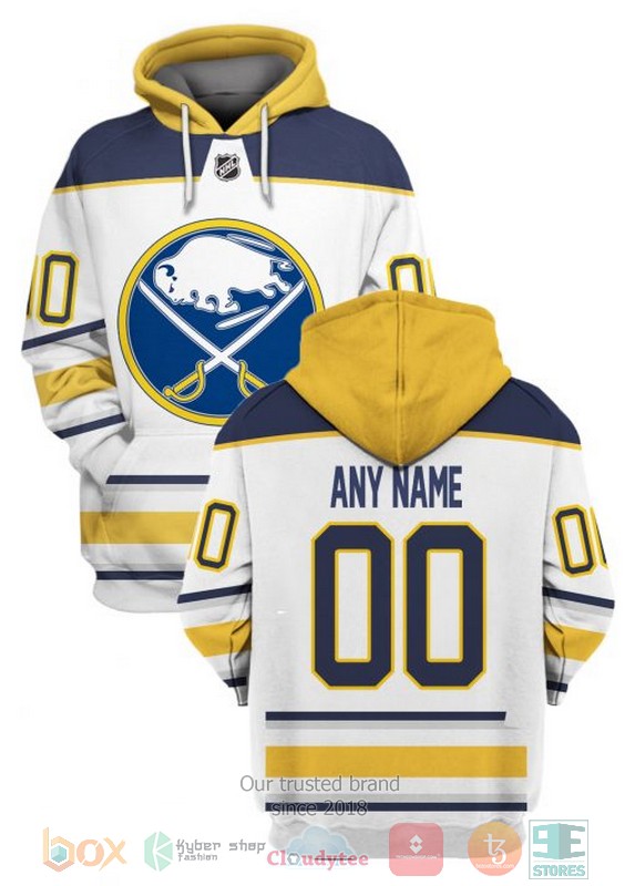 Personalized_Buffalo_Sabres_NHL_white_yellow_custom_3D_shirt_hoodie