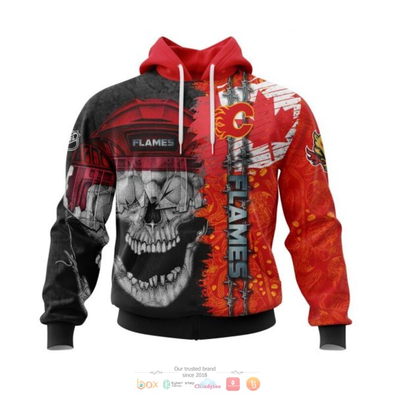 Personalized_Calgary_Flames_Skull_Concept_3d_shirt_hoodie