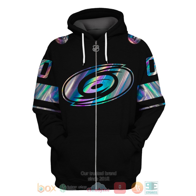 Personalized_Carolina_Hurricanes_NHL_custom_black_3D_shirt_hoodie_1