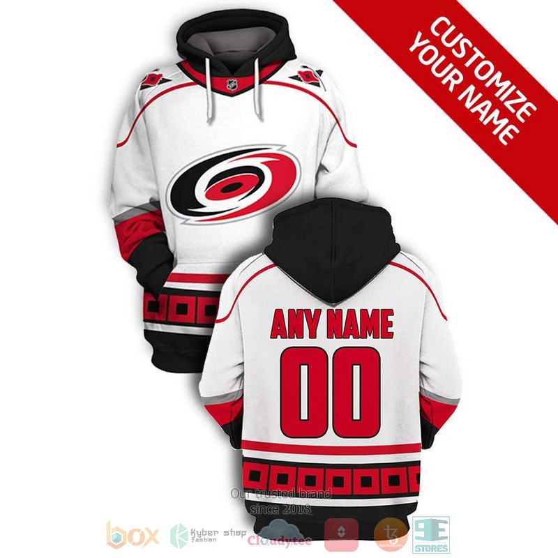 Personalized_Carolina_Hurricanes_NHL_white_black_custom_3D_shirt_hoodie