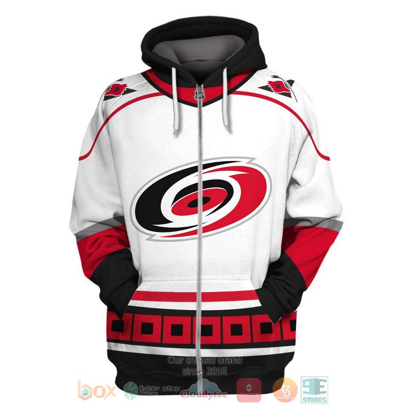 Personalized_Carolina_Hurricanes_NHL_white_black_custom_3D_shirt_hoodie_1