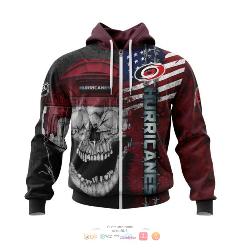 Personalized_Carolina_Hurricanes_Skull_Concept_3d_shirt_hoodie_1