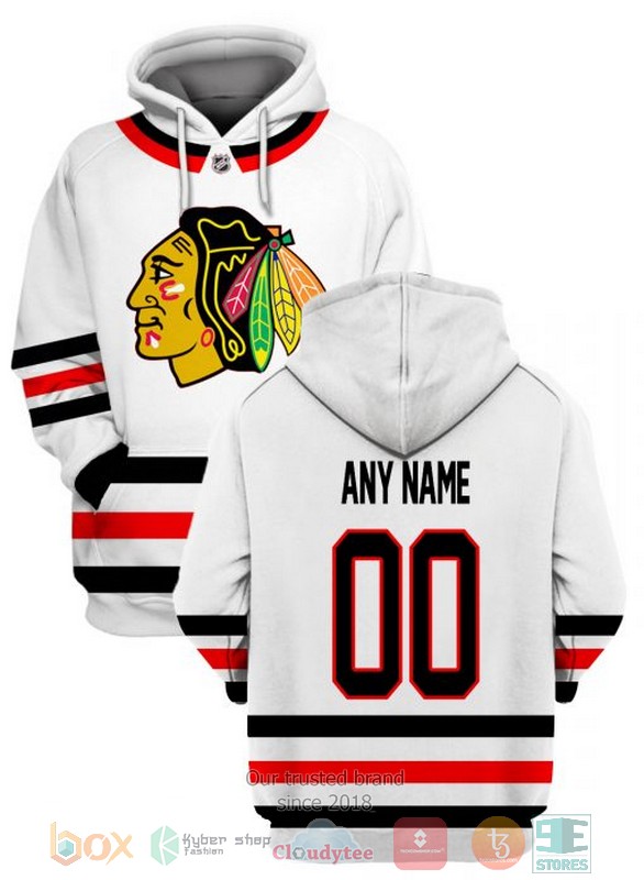 Personalized_Chicago_Blackhawks_NHL_white_custom_3D_shirt_hoodie