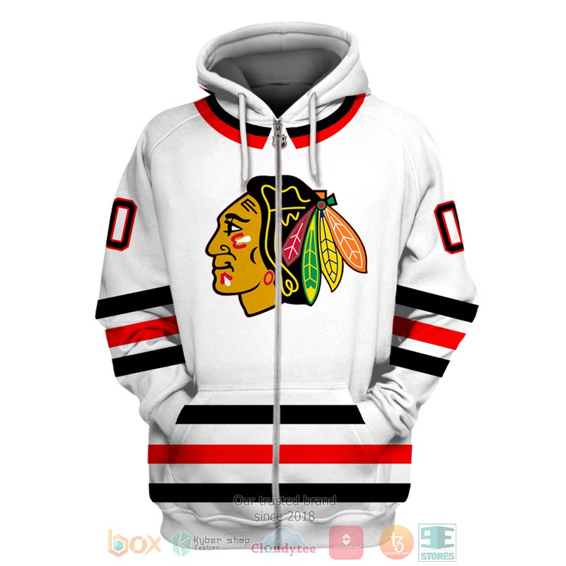Personalized_Chicago_Blackhawks_NHL_white_custom_3D_shirt_hoodie_1