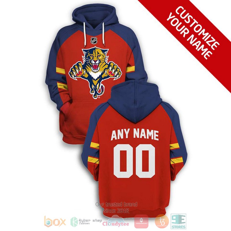 Personalized_Florida_Panthers_NHL_blue_red_custom_3D_shirt_hoodie