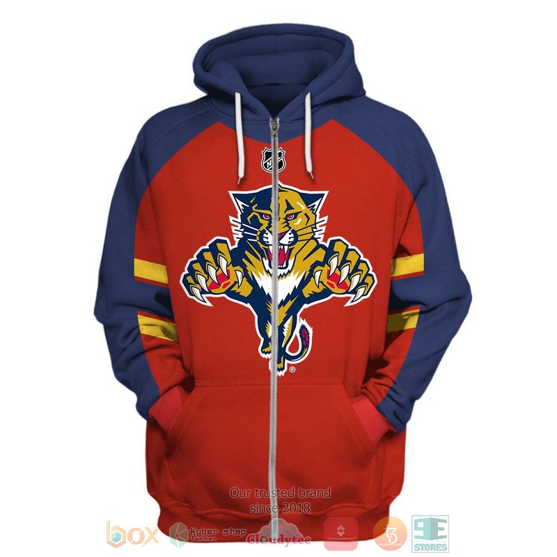 Personalized_Florida_Panthers_NHL_blue_red_custom_3D_shirt_hoodie_1