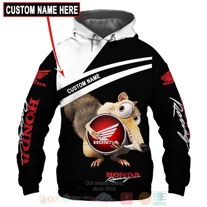 Personalized_Honda_Racing_Scrat_Ice_Age_custom_3D_shirt_hoodie
