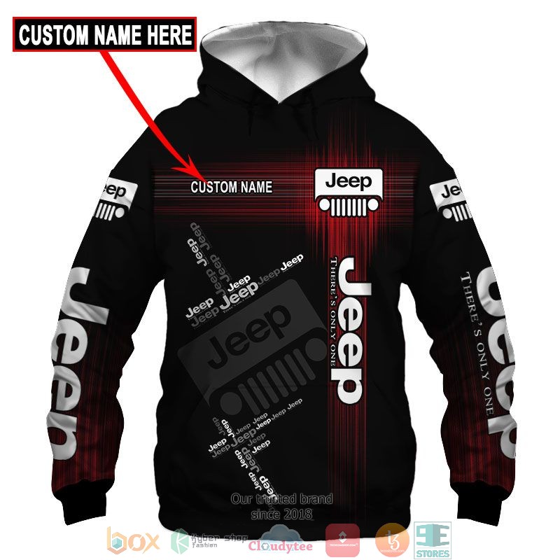 Personalized_Jeep_Red_3d_shirt_hoodie