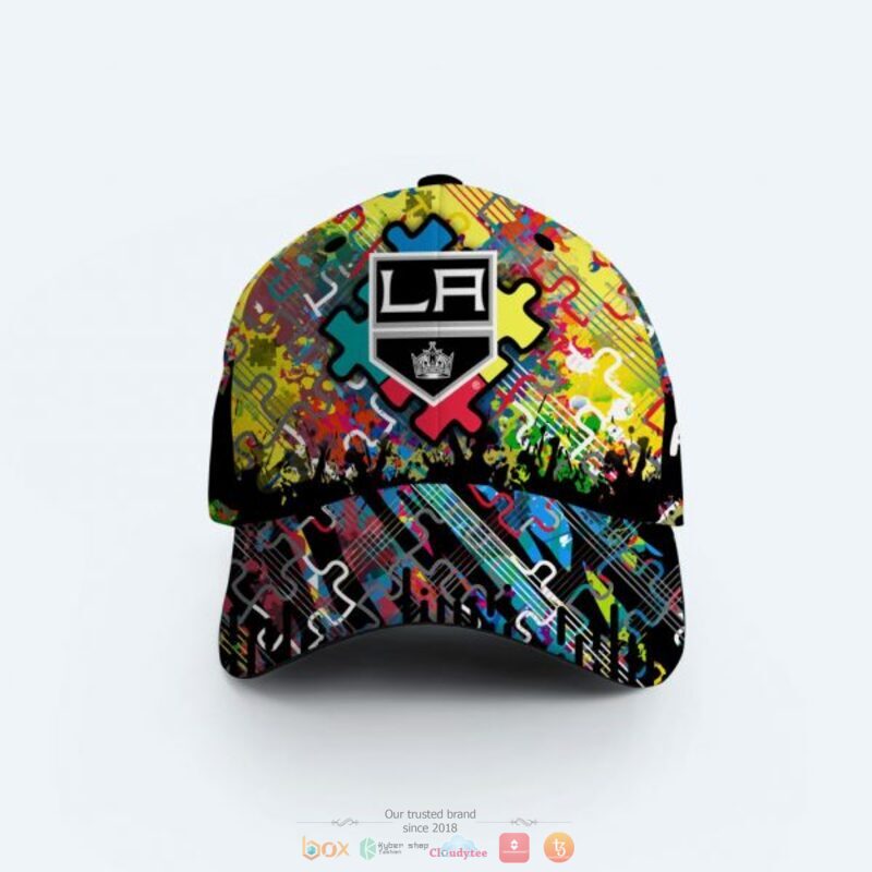 Personalized_Los_Angeles_Kings_Autism_Awareness_Concept_Cap