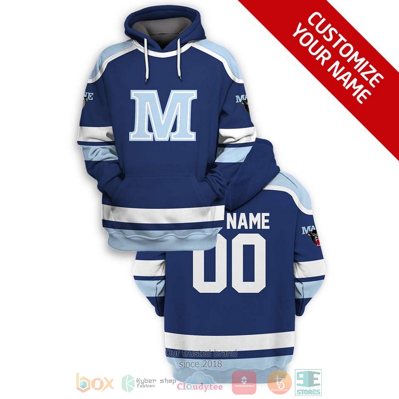 Personalized_Maine_Black_Bears_custom_blue_3D_shirt_hoodie
