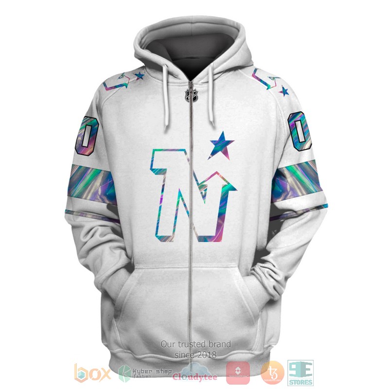 Personalized_Minnesota_North_Stars_NHL_custom_white_3D_shirt_hoodie_1