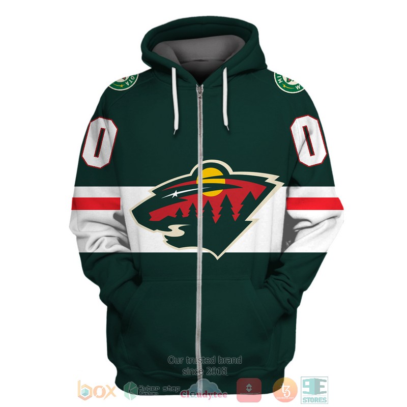 Personalized_Minnesota_Wild_NHL_custom_dark_green_3D_shirt_hoodie_1