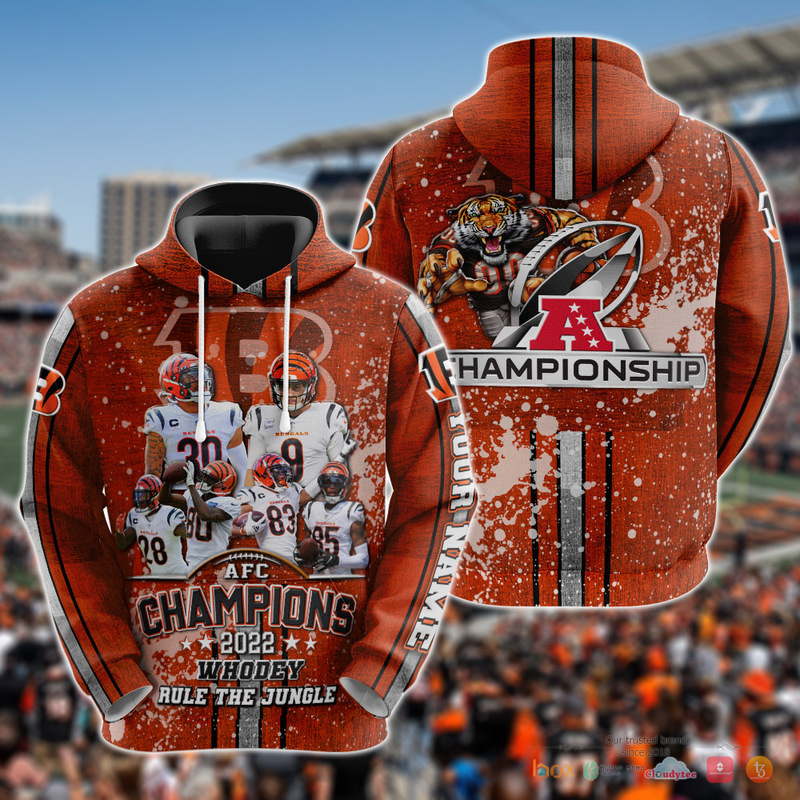 Personalized_NFL_Champions_Bengals_3d_shirt_hoodie
