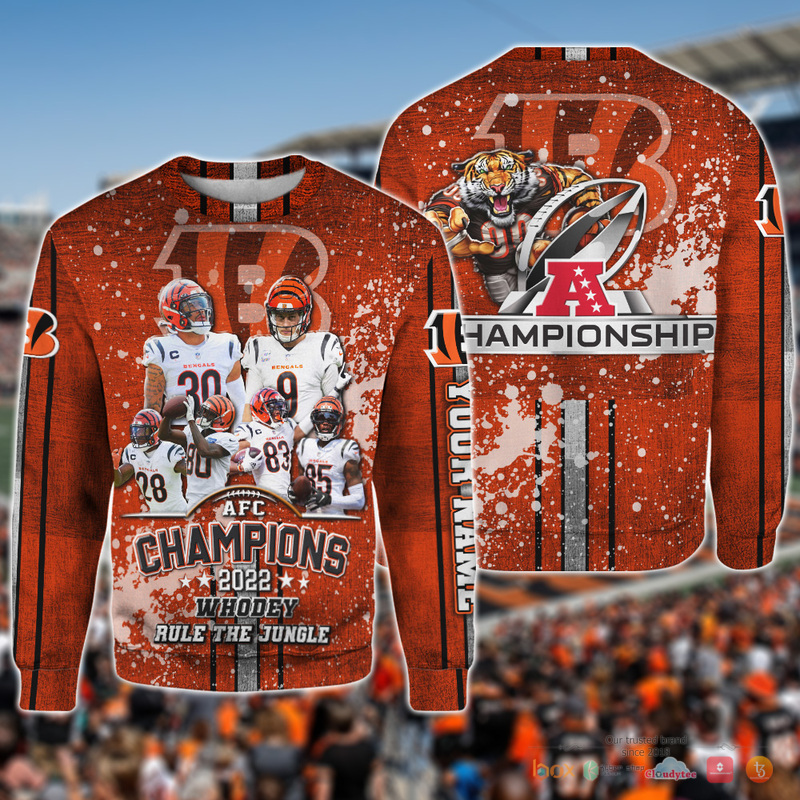 Personalized_NFL_Champions_Bengals_3d_shirt_hoodie_1