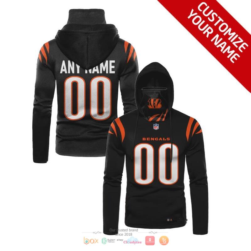Personalized_NFL_Cincinnati_Bengals_Black_Orange_3d_hoodie_mask
