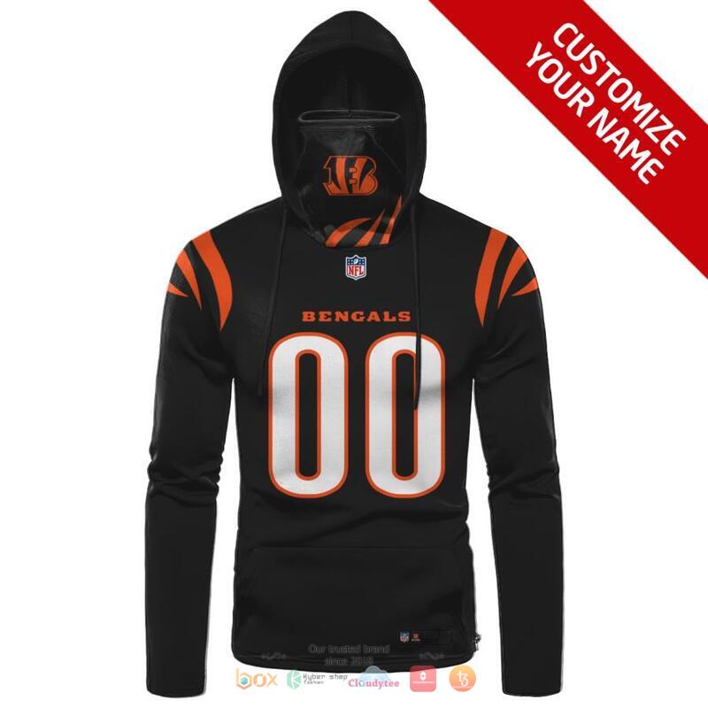 Personalized_NFL_Cincinnati_Bengals_Black_Orange_3d_hoodie_mask_1