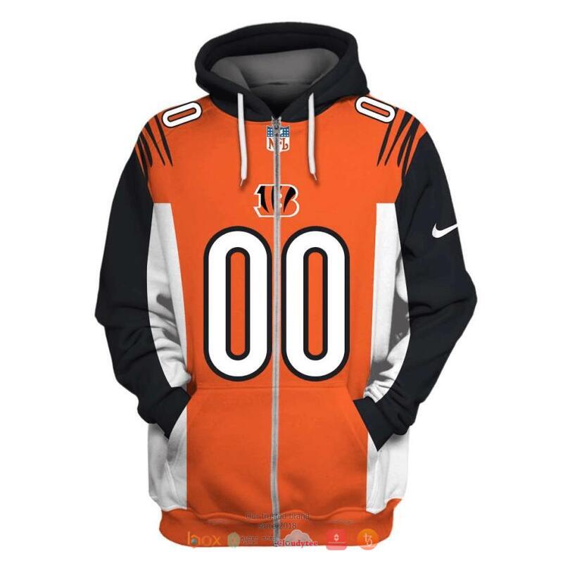 Personalized_NFL_Cincinnati_Bengals_Nike_Black_Orange_3d_shirt_hoodie_1