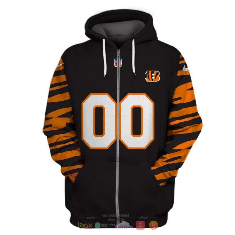 Personalized_NFL_Cincinnati_Bengals_Nike_Black_Orange_Stripe_3d_shirt_hoodie_1