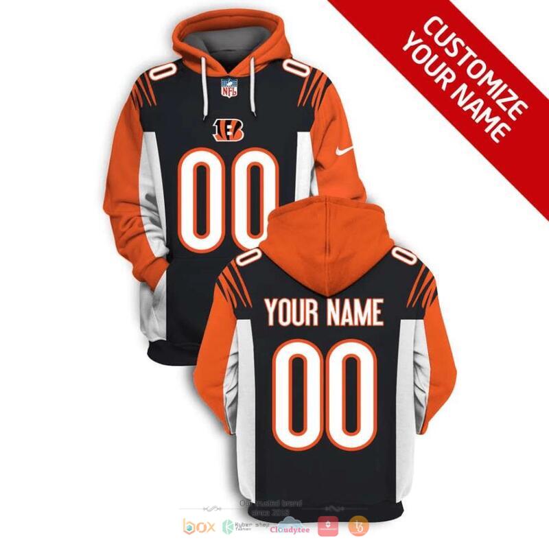 Personalized_NFL_Cincinnati_Bengals_Nike_Orange_3d_shirt_hoodie