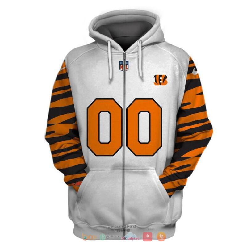 Personalized_NFL_Cincinnati_Bengals_Nike_White_Orange_Stripe_3d_shirt_hoodie_1