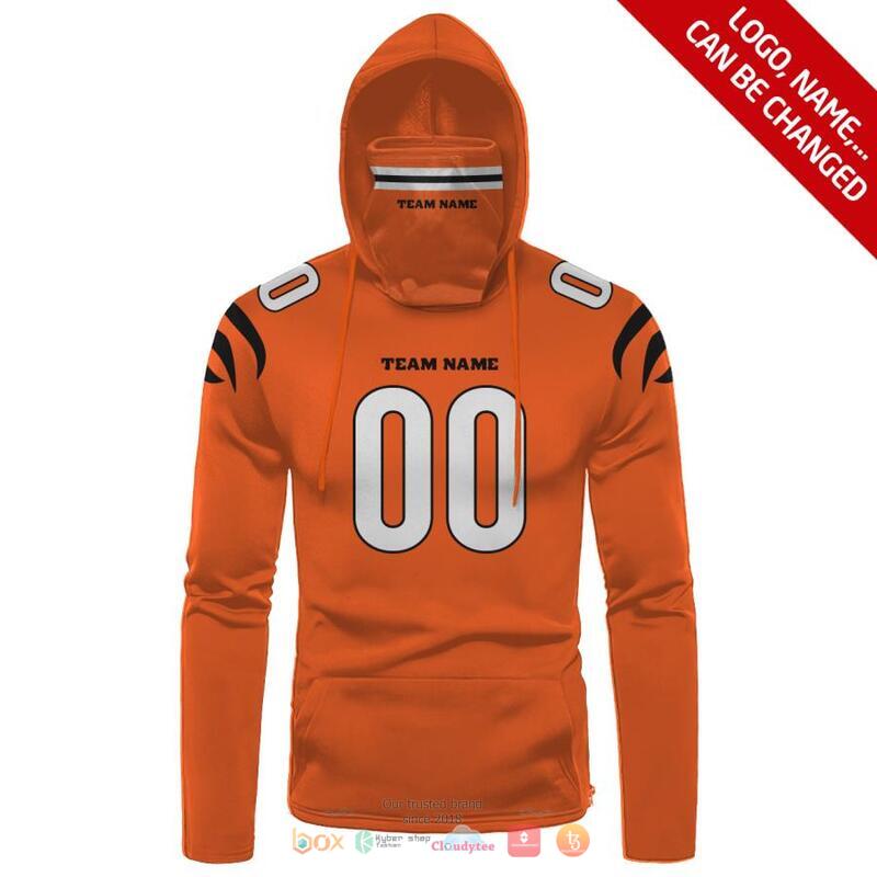Personalized_NFL_Cincinnati_Bengals_Orange_color_3d_hoodie_mask_1