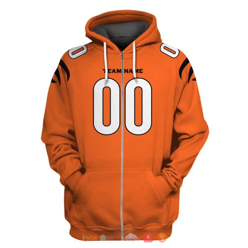 Personalized_NFL_Cincinnati_Bengals_Orange_color_3d_shirt_hoodie_1