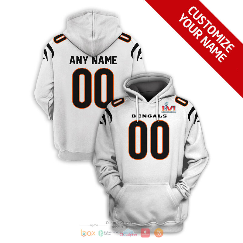 Personalized_NFL_Cincinnati_Bengals_Super_Bowl_LVI_White_3d_shirt_hoodie